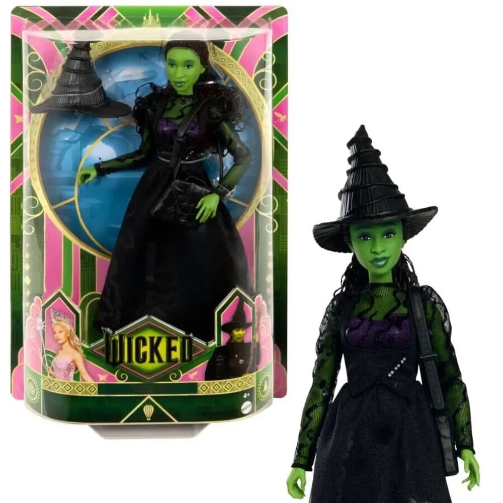 Mattel Wicked Movie Elphaba Barbie Doll - URL MISPRINT Error Witch Collectible